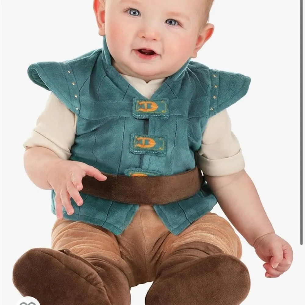 Disney Teal and Brown Kids Costume Outfit